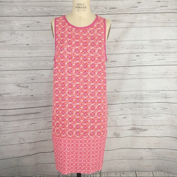 Mud Pie mod retro print shift dress - Picture 1 of 7